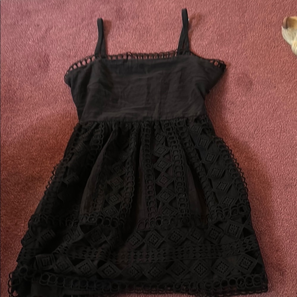 Forever 21 Black Spaghetti Strap Sundress Cocktail